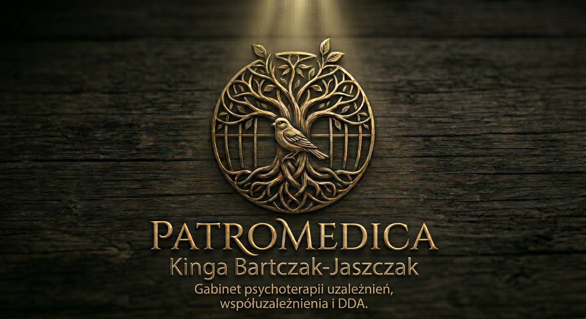 Patromedica — logo, gabinet psychoterapii uzależnień, współuzależnienia i DDA